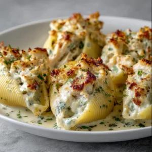 Baked Chicken Alfredo Stuffed Shells: The Cheesy, Comforting Dinner Everyone Craves