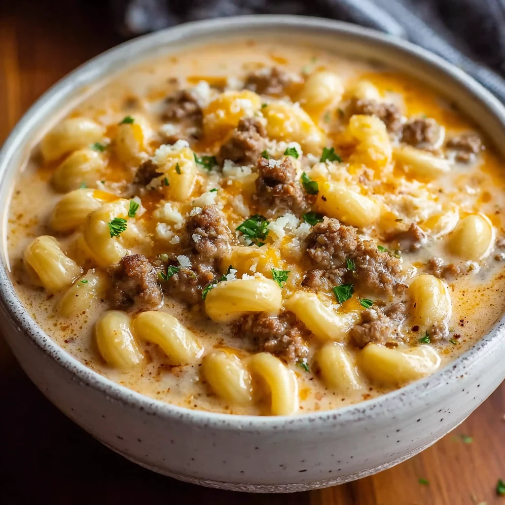 Cheeseburger Macaroni Soup Recipe for Cozy, Hearty Comfort