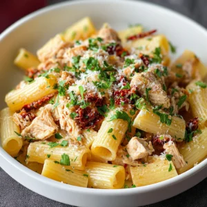 Delicious Tuna Rigatoni with Sun-Dried Tomatoes You’ll Love