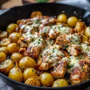 Garlic Parmesan Chicken and Potatoes (One-Pan Dinner)