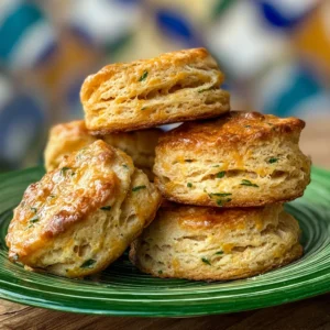 Irresistible Cheddar Herb Biscuits: Buttery & Flaky Delight
