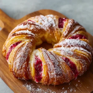 Irresistible Lemon-Raspberry Danish With Mascarpone Magic