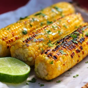 Irresistible Roasted Sweet Corn with Lime Butter Recipe