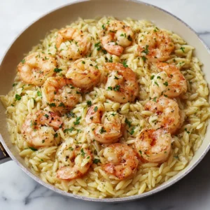 Lemon Butter Garlic Shrimp Orzo: A Creamy, Bright, Restaurant-Style Skillet You Can Make Any Night of the Week