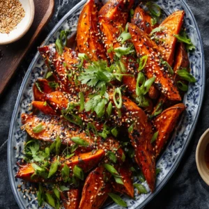 Miso-Maple Glazed Sweet Potatoes