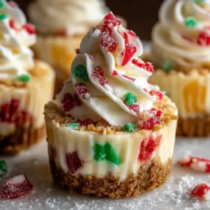 No Bake Christmas Mini Cheesecakes – Easy 15-Min Recipe