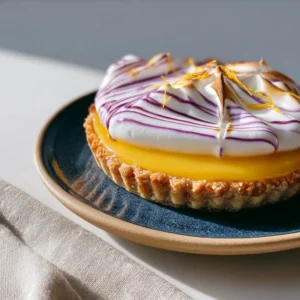 Passionfruit Tart with Raspberry Meringue for Sweet Lovers