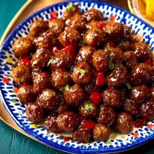 Slow Cooker Whiskey Meatballs for Effortless Dinner Bliss