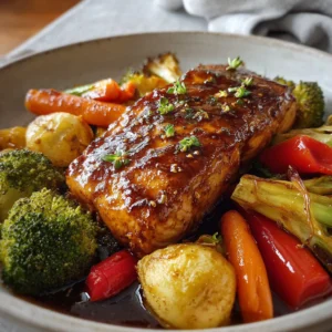 Sticky-Sweet Honey Garlic Chicken & Roasted Veggies: The One-Pan Dinner That Changes Everything
