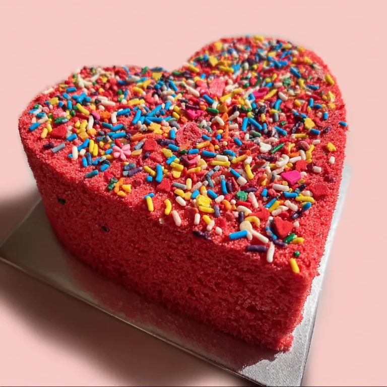 Heart Birthday Cake