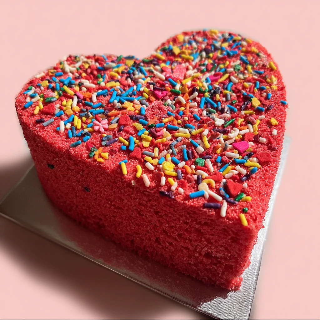 Heart Birthday Cake