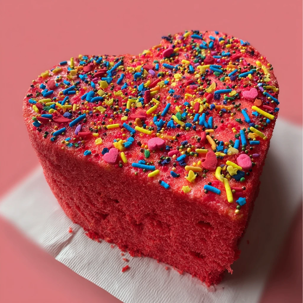 Heart Birthday Cake