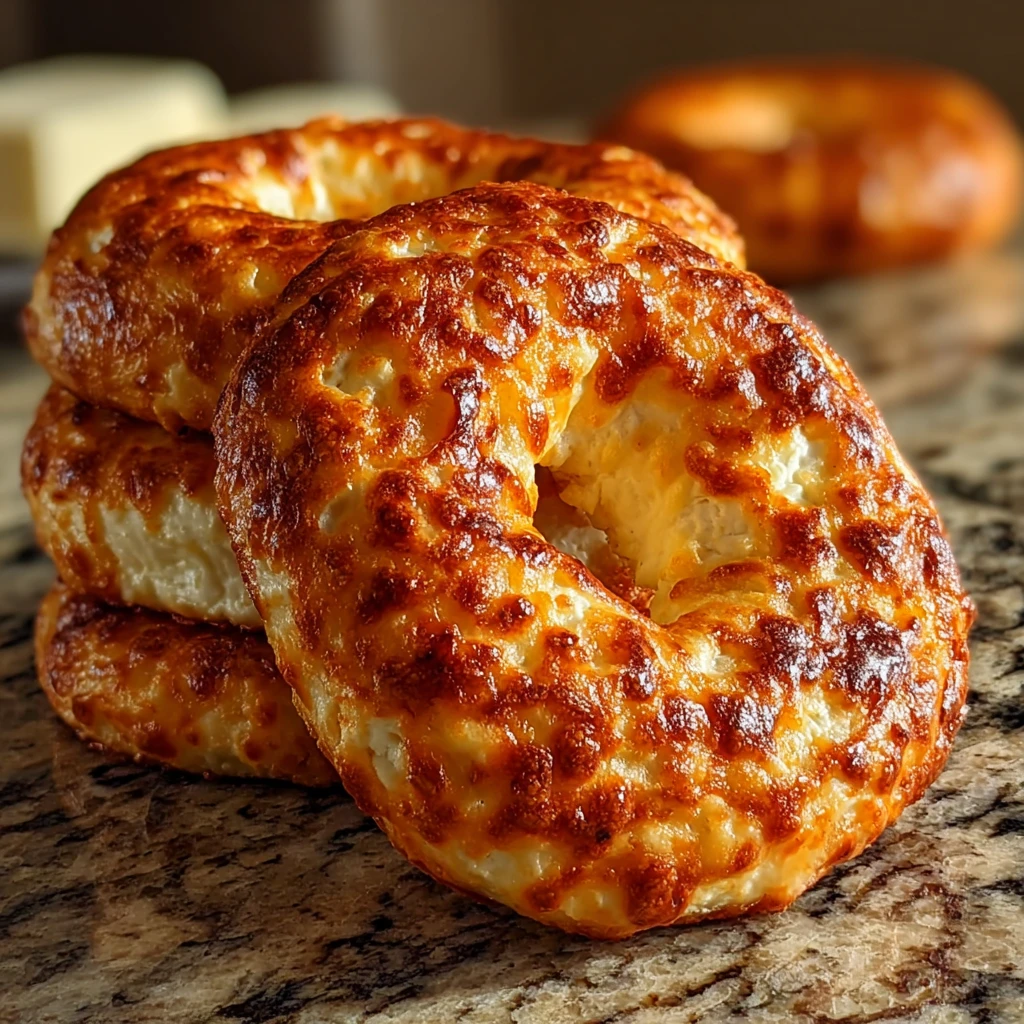 3ingredient Cottage Cheese Bagels
