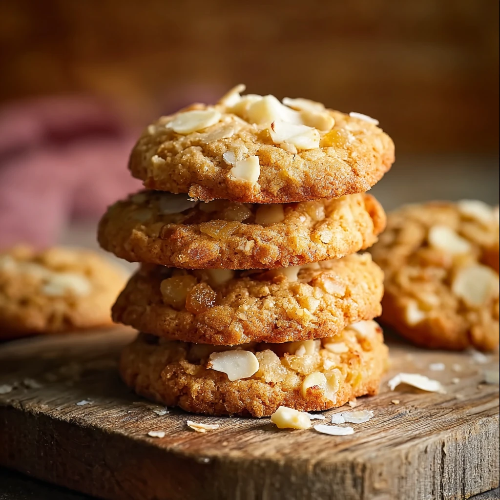 Apricot Coconut White Chocolate Cookies