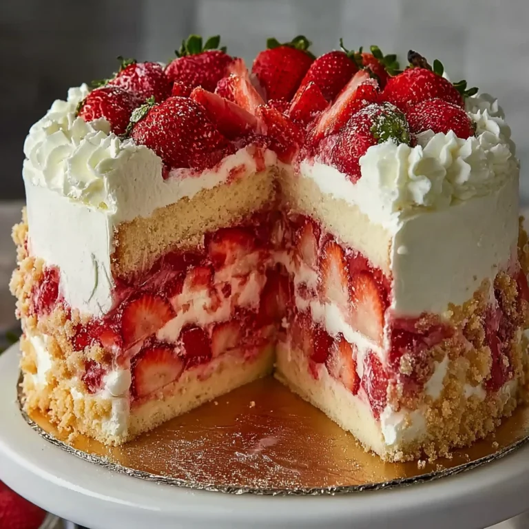 Recipe Strawberry Shortcake Cheesecake Decadent Creamy Irresistible