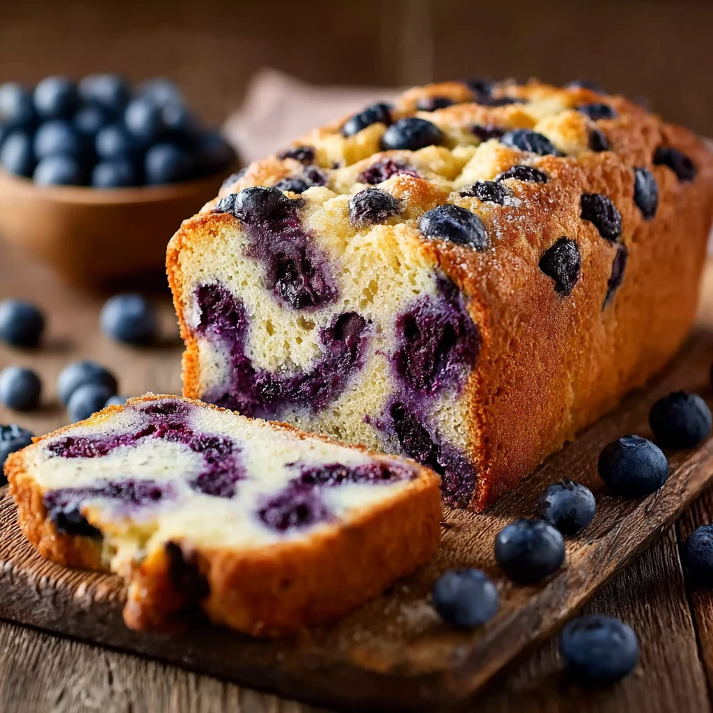Blueberry Cream Cheese Bread