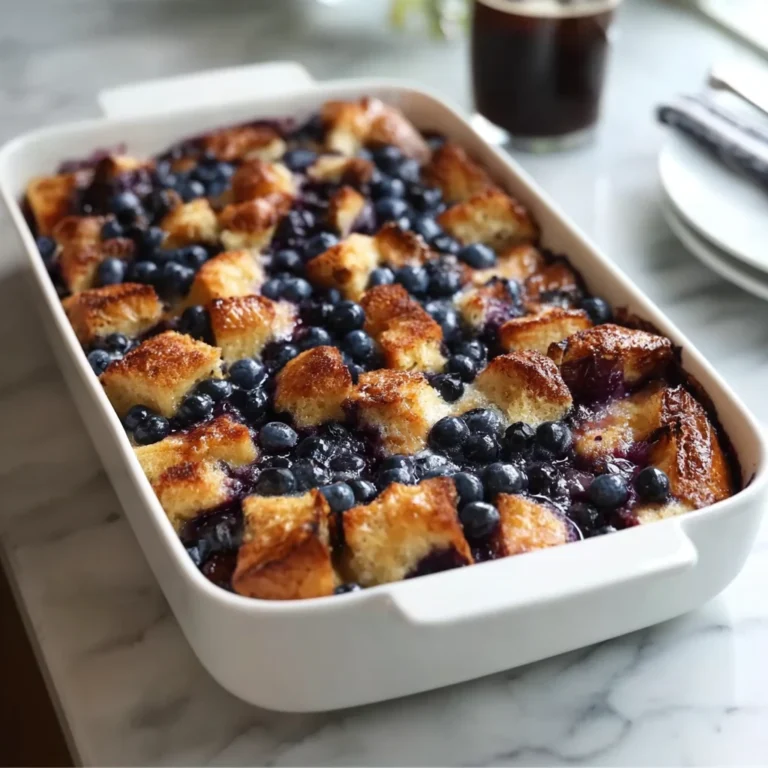 Blueberry French Toast Casserole