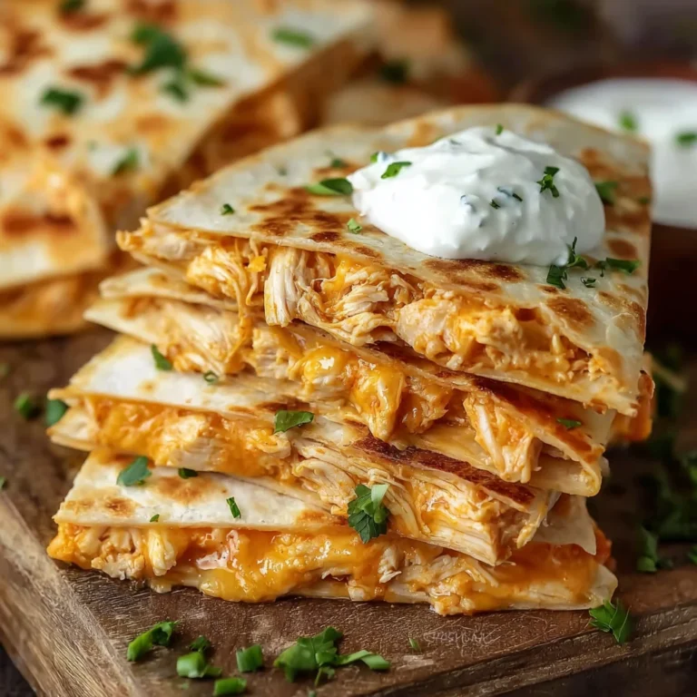 Buffalo Chicken Quesadillas