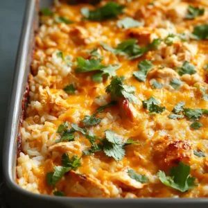 Buffalo Chicken & Rice Casserole: Weeknight Comfort Magic