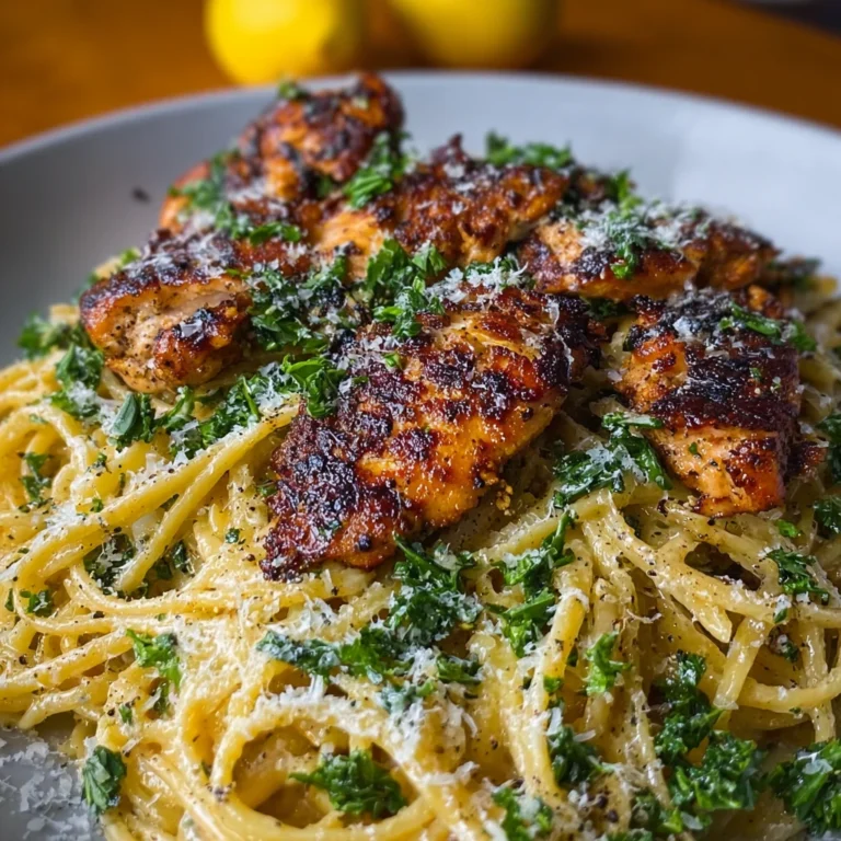 Cacio Pepeinspired Pasta Lemon Paprika Chicken