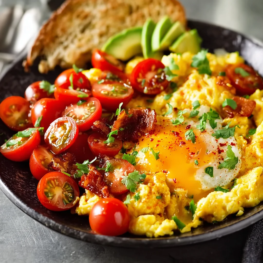 California Breakfast Egg Scramble Flavorpacked Morning Boost