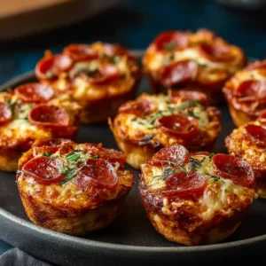 Carnivore Pizza Muffins – Savory, Cheesy, and Protein-Packed