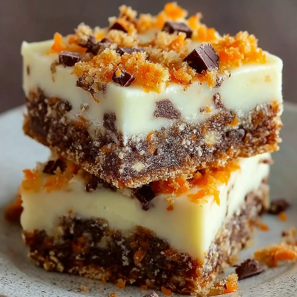 Carrot Cake Cream Cheese Bars