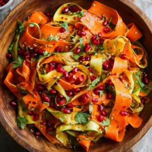 Carrot Salad with Citrus Miso-Ginger Dressing