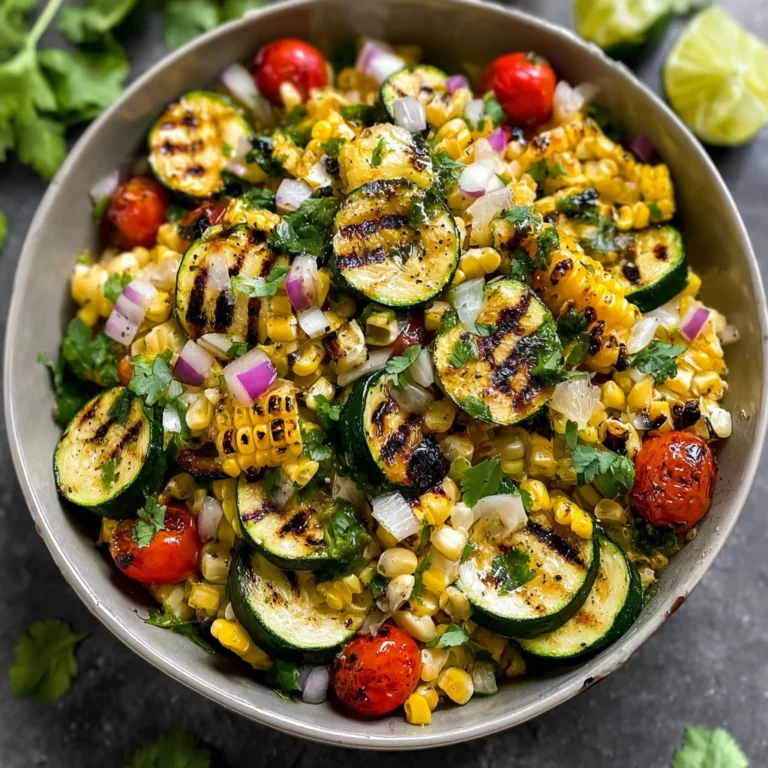 Charred Zucchini Mexican Sweet Corn Salad Summer Bliss