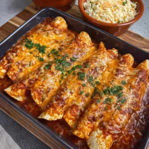 Cheesy Beef and Bean Enchiladas