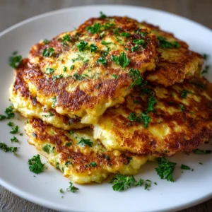 Cheesy Potato Pancakes with Chicken & Mozzarella: Crispy on the Outside, Melty on the Inside, and Impossible to Resist