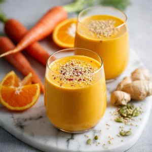 Citrus Carrot Ginger Smoothie Recipe