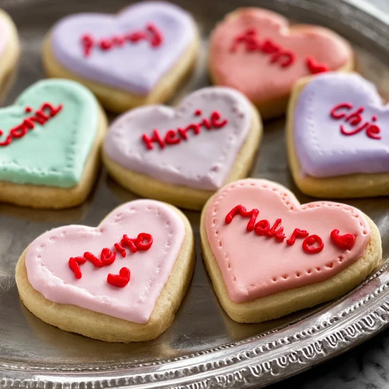 Conversation Heart Cookies