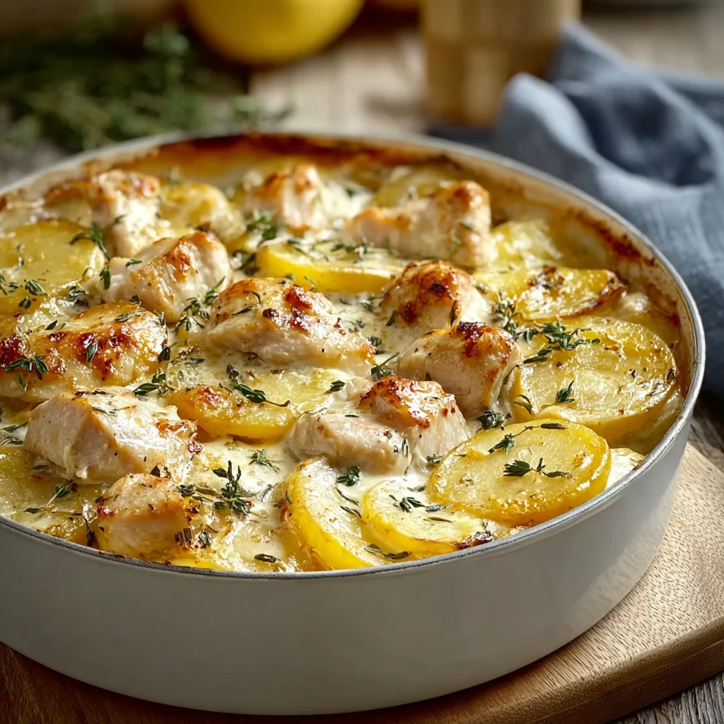 Creamy Baked Potato Chicken Dish