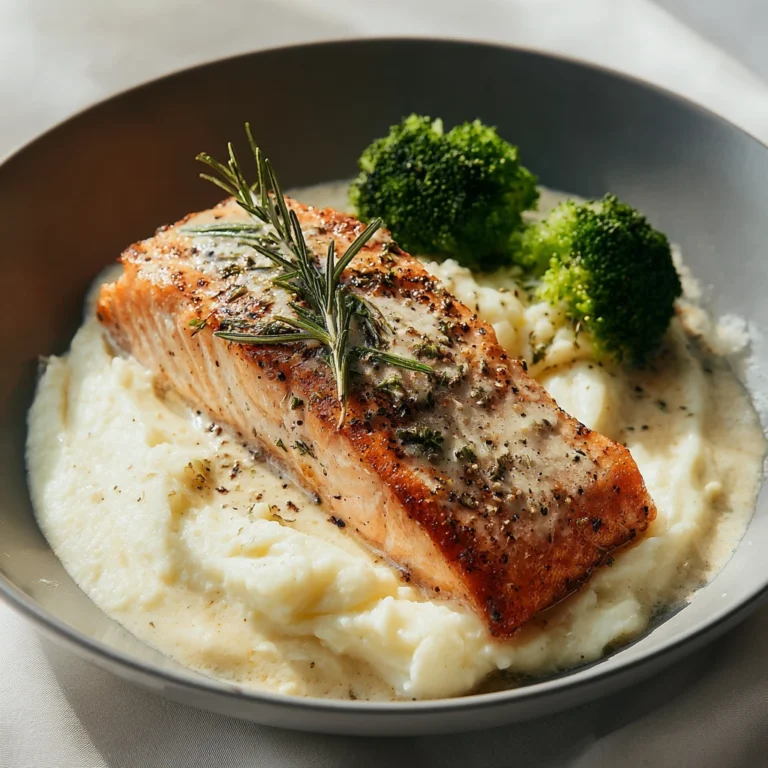 Creamy Lemon Garlic Salmon