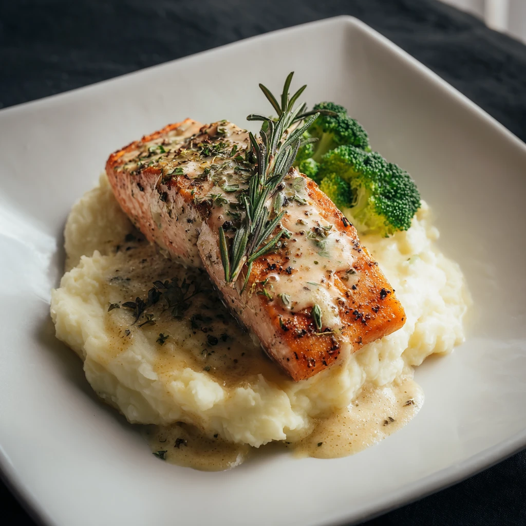 Creamy Lemon Garlic Salmon