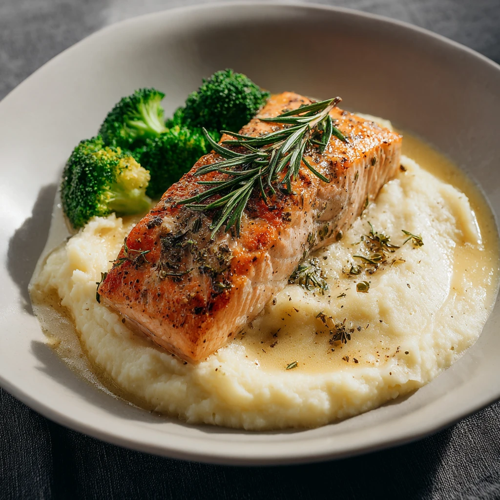 Creamy Lemon Garlic Salmon