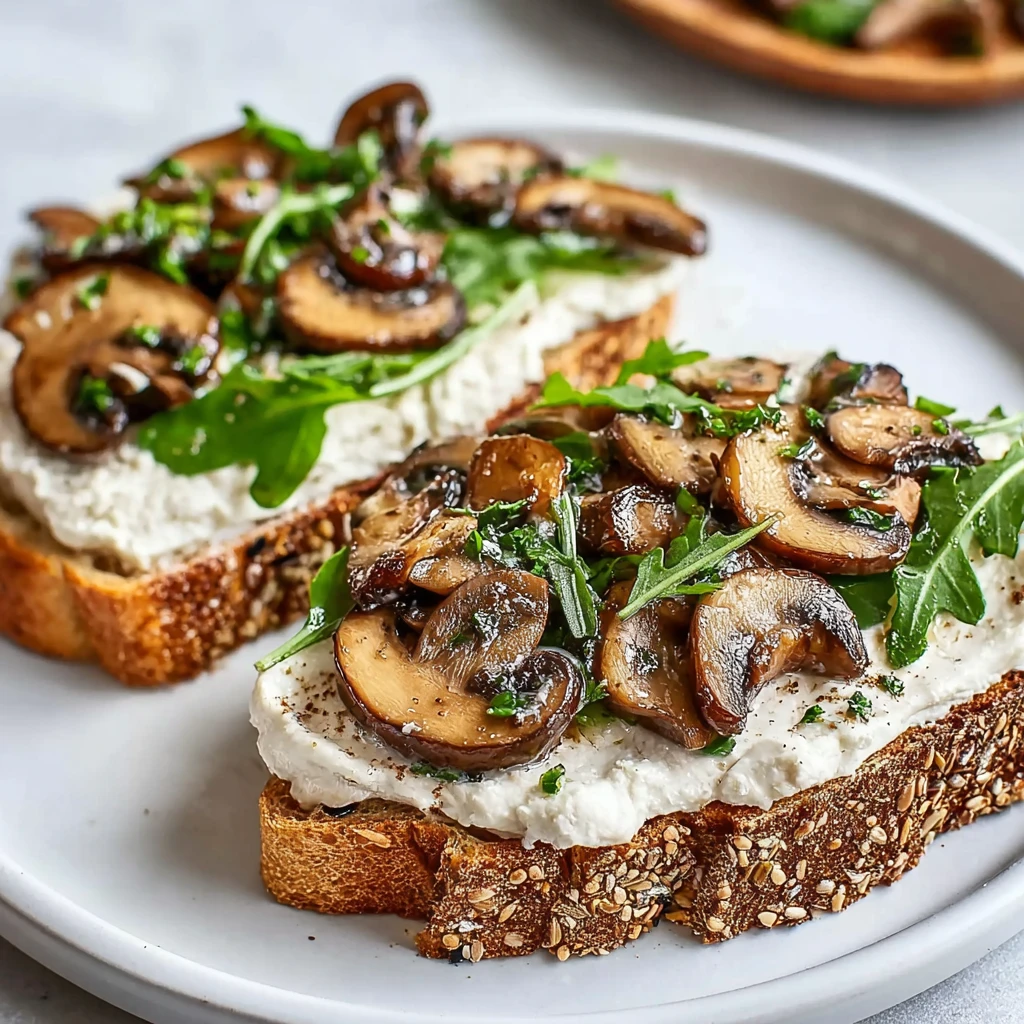 Creamy Mushroom Toast