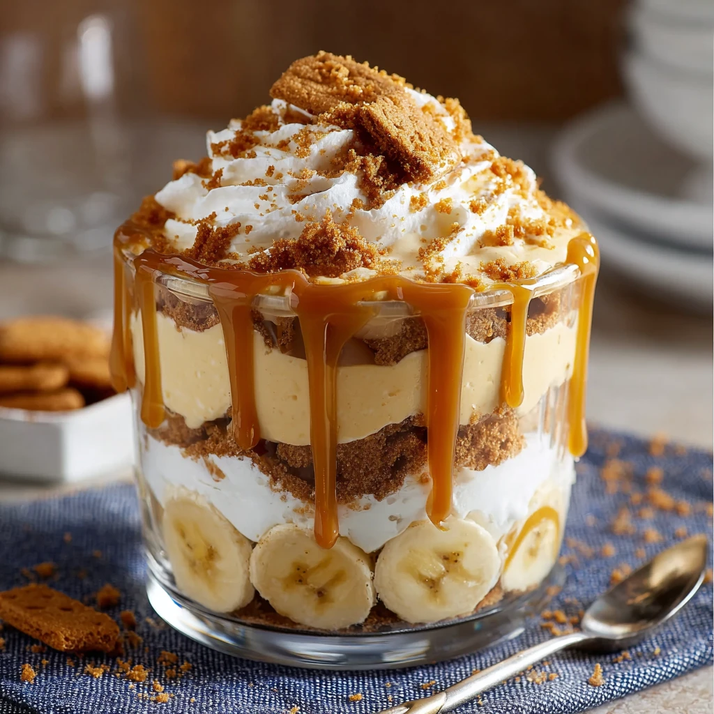 Decadent Biscoff Banana Pudding Caramel Delight Recipe