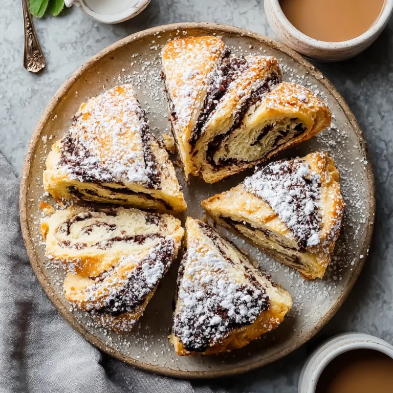 Delicious Babka Scones Irresistible Chocolate Filling