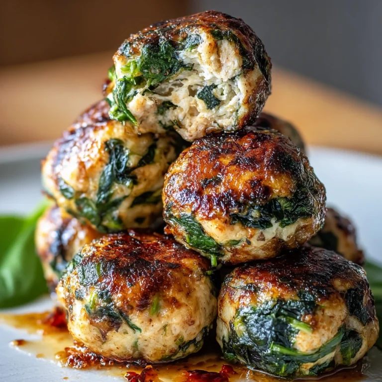 Delicious Spinach Garlic Meatballs Recipe Healthy Eating