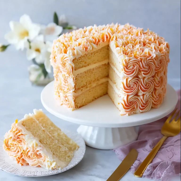 Deliciously Moist Orange Layer Cake Brighten Your Day