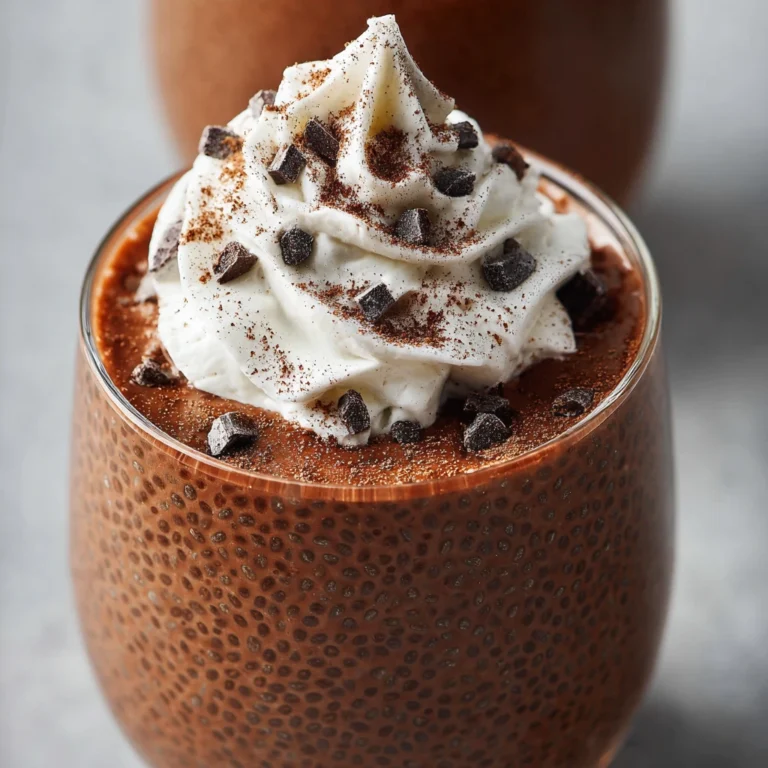 Delicious Highprotein Chocolate Chia Pudding