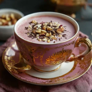 Easy Homemade Kashmiri Pink Chai Recipe You’ll Love – Creamy, Aromatic, and Comforting