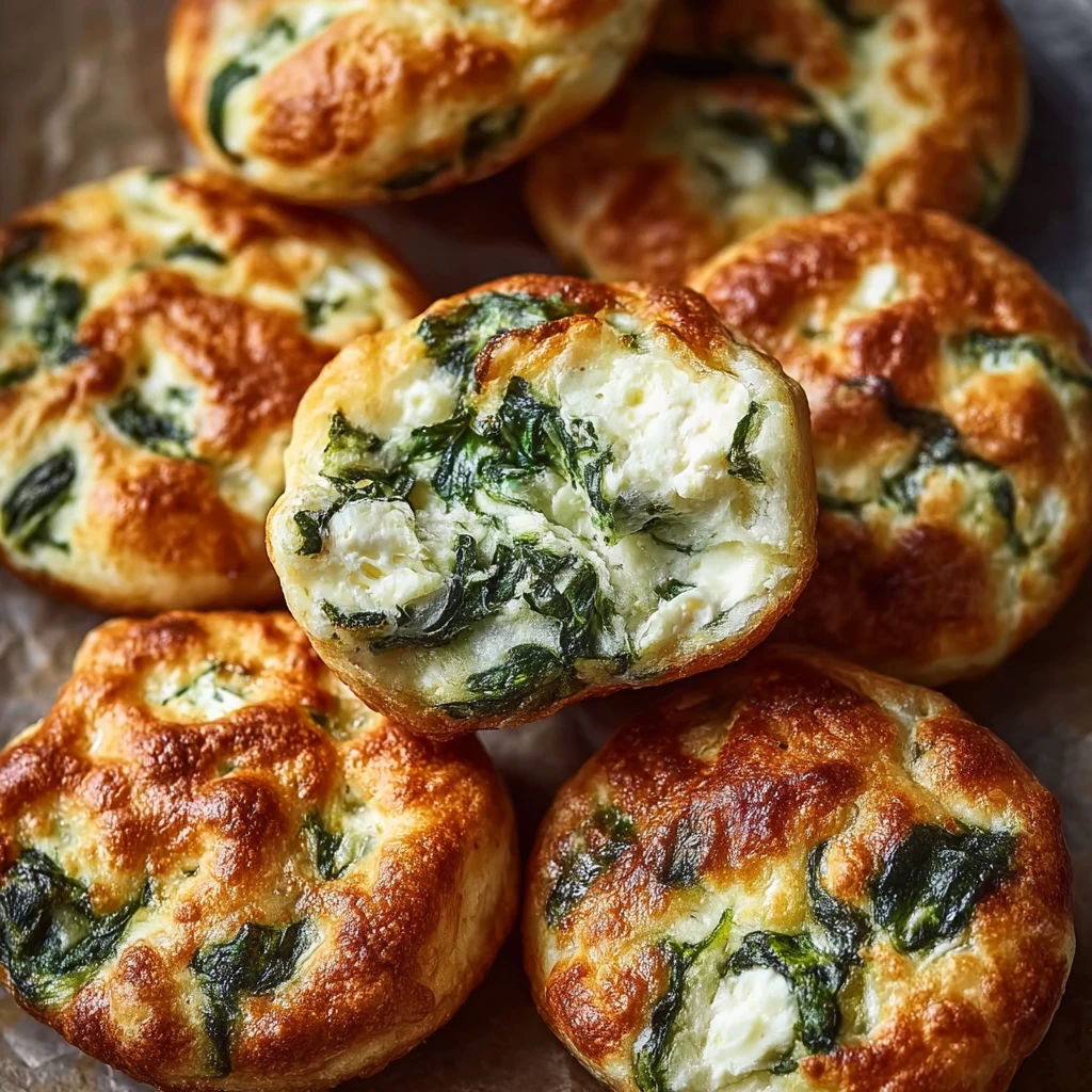 Spinach Cottage Cheese Flagels Healthy Snacking