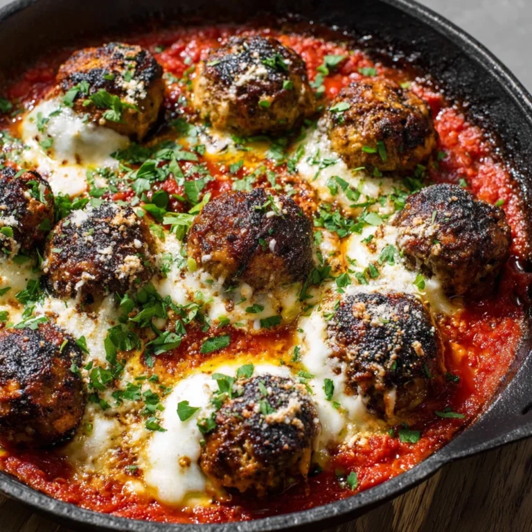 Eggplant Parmesan Meatballs