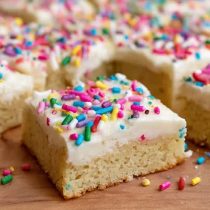 Frosted Sugar Cookie Bars