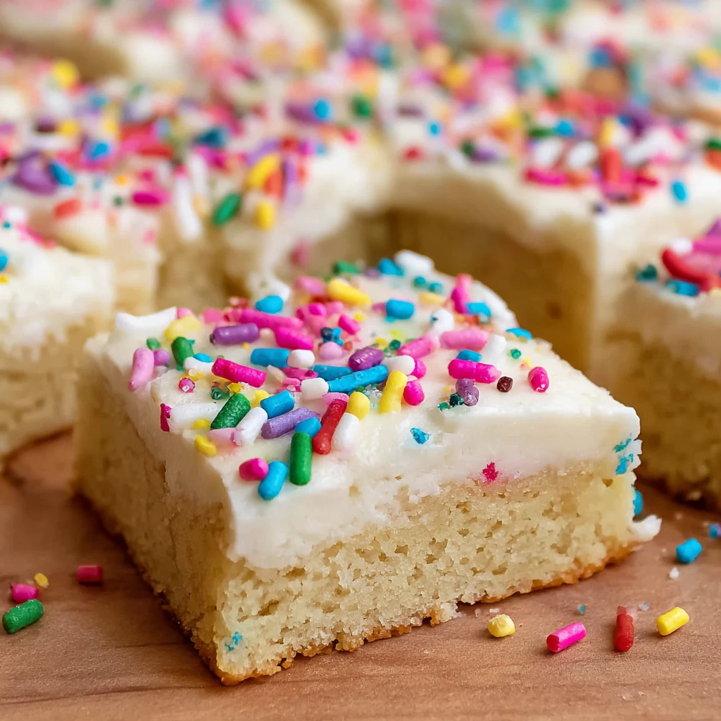 Frosted Sugar Cookie Bars