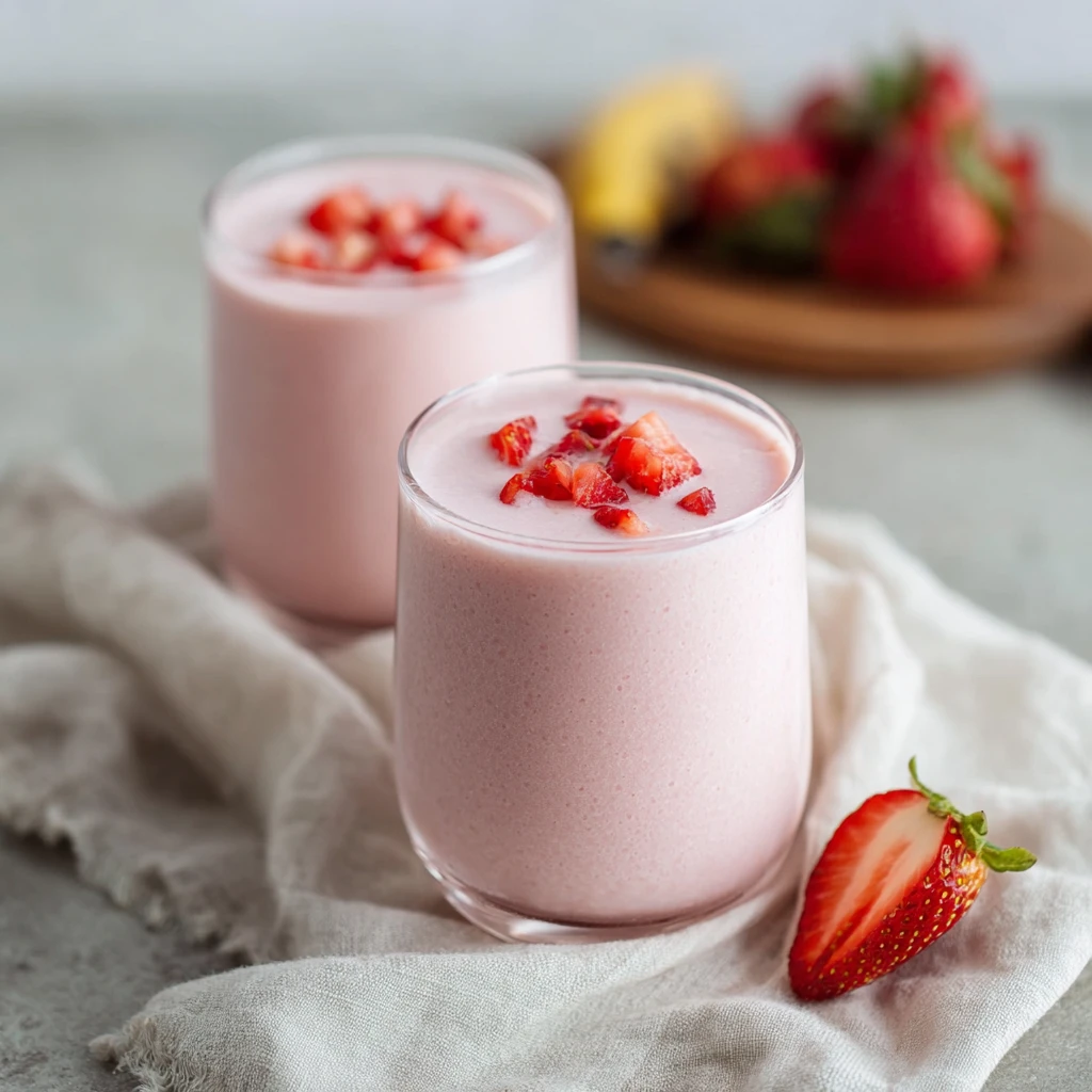 Healthy Strawberry Banana Smoothie Recipe
