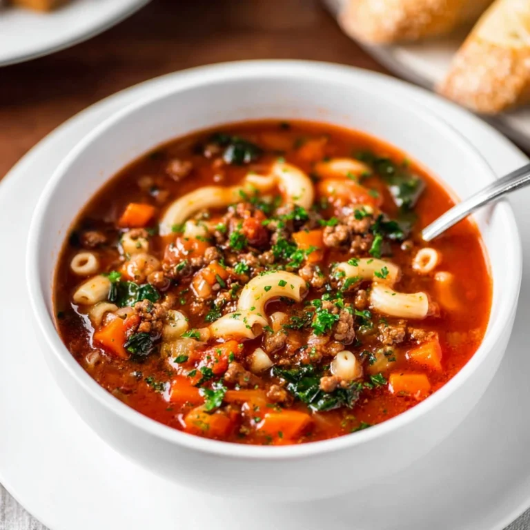 Hearty Italian Sausage Spinach Soup